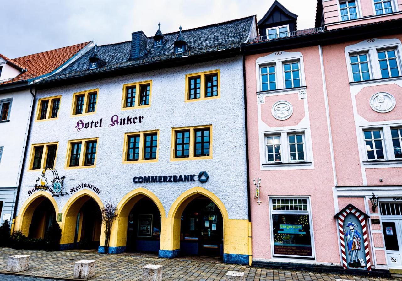 Hotel Anker Saalfeld Saale Esterno foto