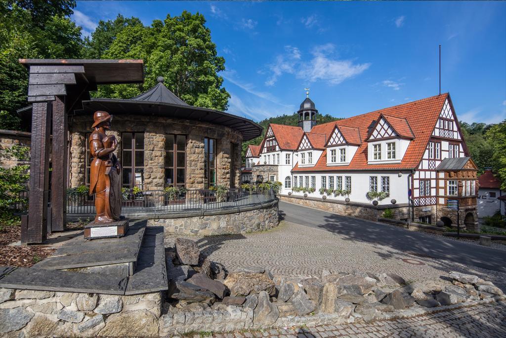 Hotel Anker Saalfeld Saale Esterno foto