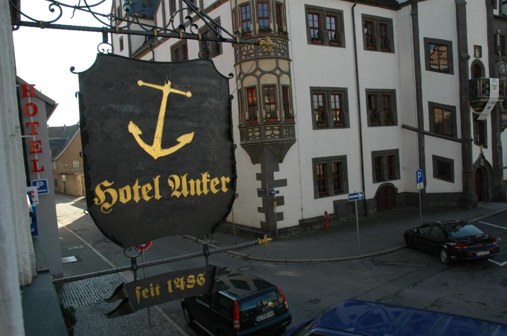 Hotel Anker Saalfeld Saale Esterno foto