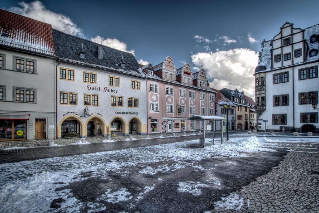 Hotel Anker Saalfeld Saale Esterno foto